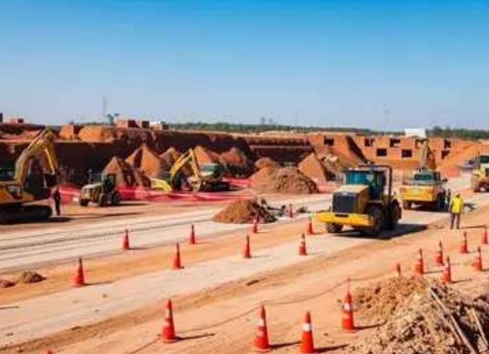 Maquinaria en trabajos de terracería